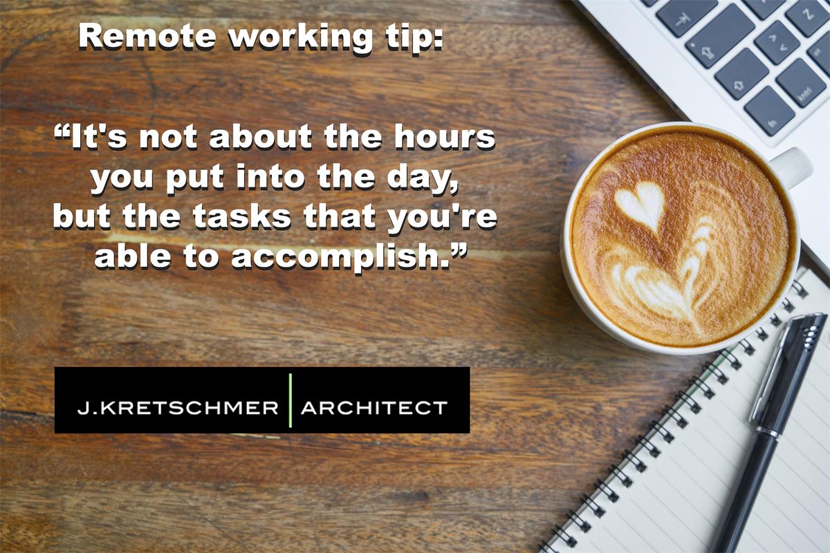 stock image of coffee next to laptop and notebook on desk - text overlay reads 